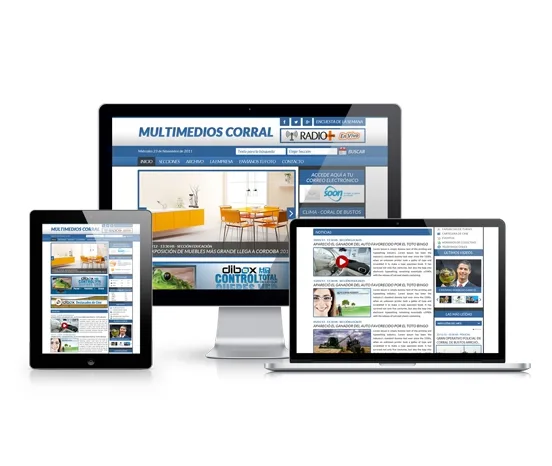 multimedios, corral, web, portal, noticias