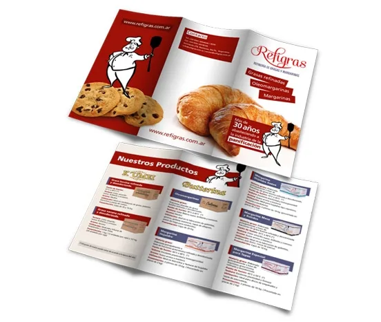 Tríptico, Diseño, Gráfico