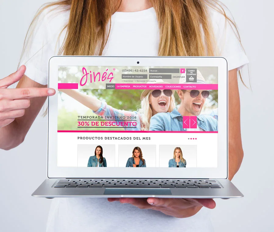 Diseño, Maquetación, Programación, Web, Jines