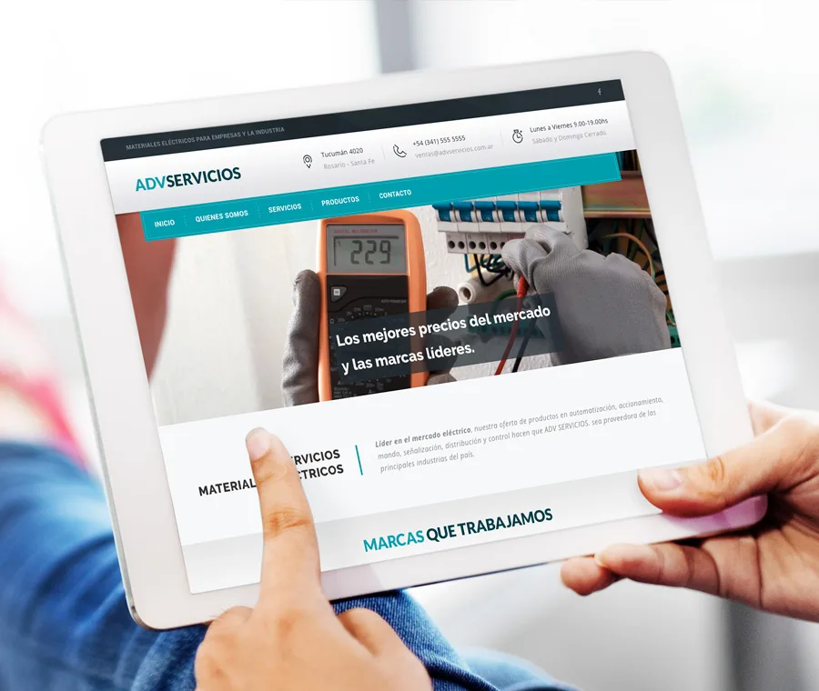 adv servicios web corporativa
