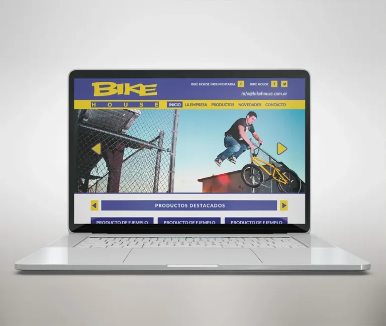 Diseño web de Bike House