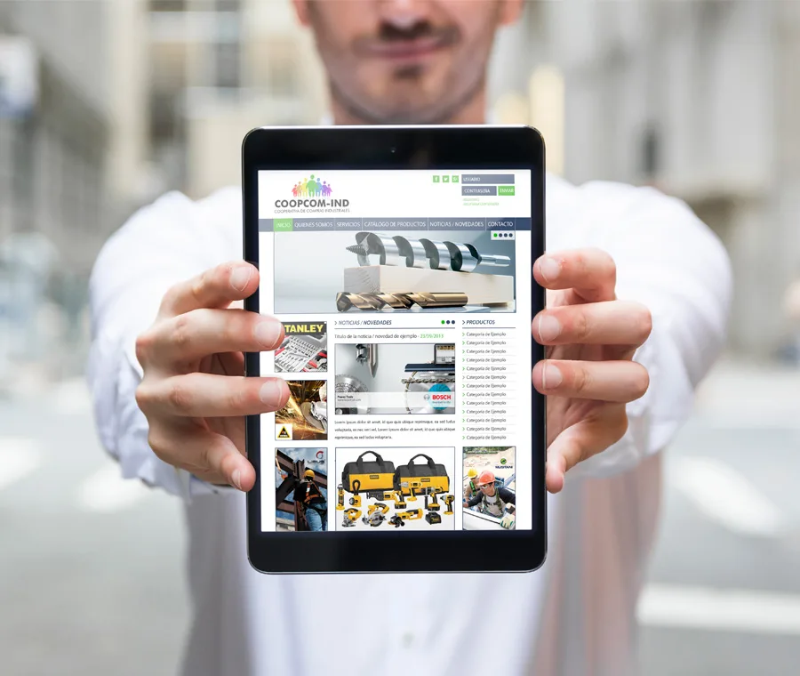 Catálogo, Web, Corporativa, Diseño, maquetación, programación