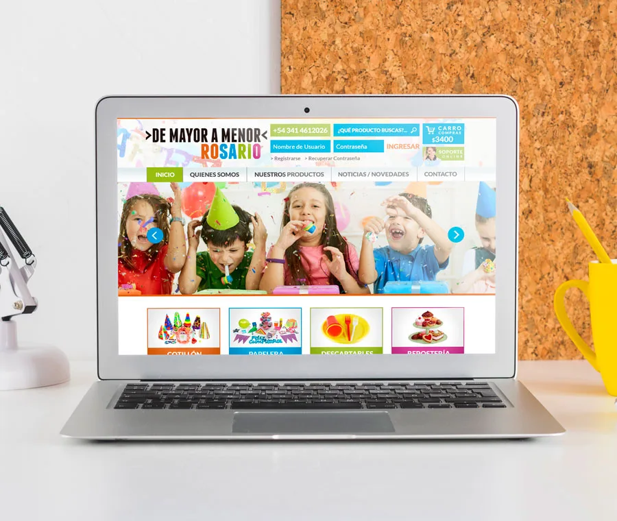 Diseño, web, Catálogo, Rosario, Maquetación, Programación