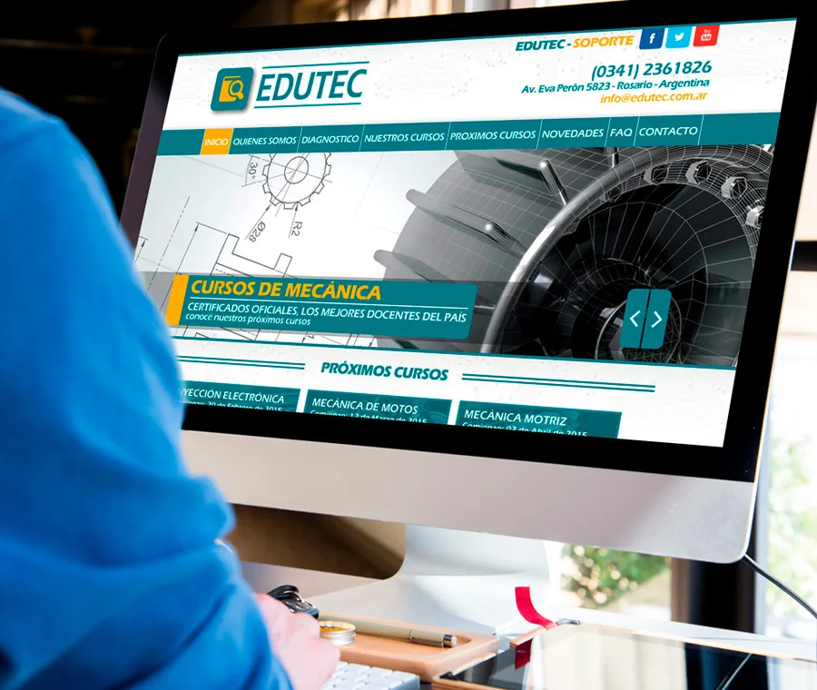diseño, maquetación, programación, web
