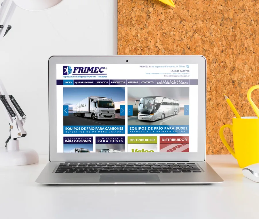 diseño, web, corporativa, frimec