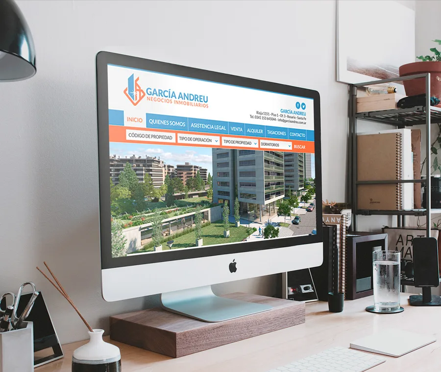 diseño, web, inmobiliaria, garcia, andreu