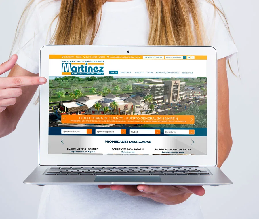 Inmobiliaria Bellini, Diseño, Maquetación, Programación, Sitio, Web, Institucional, Empresa, Inmobiliaria, Rosario