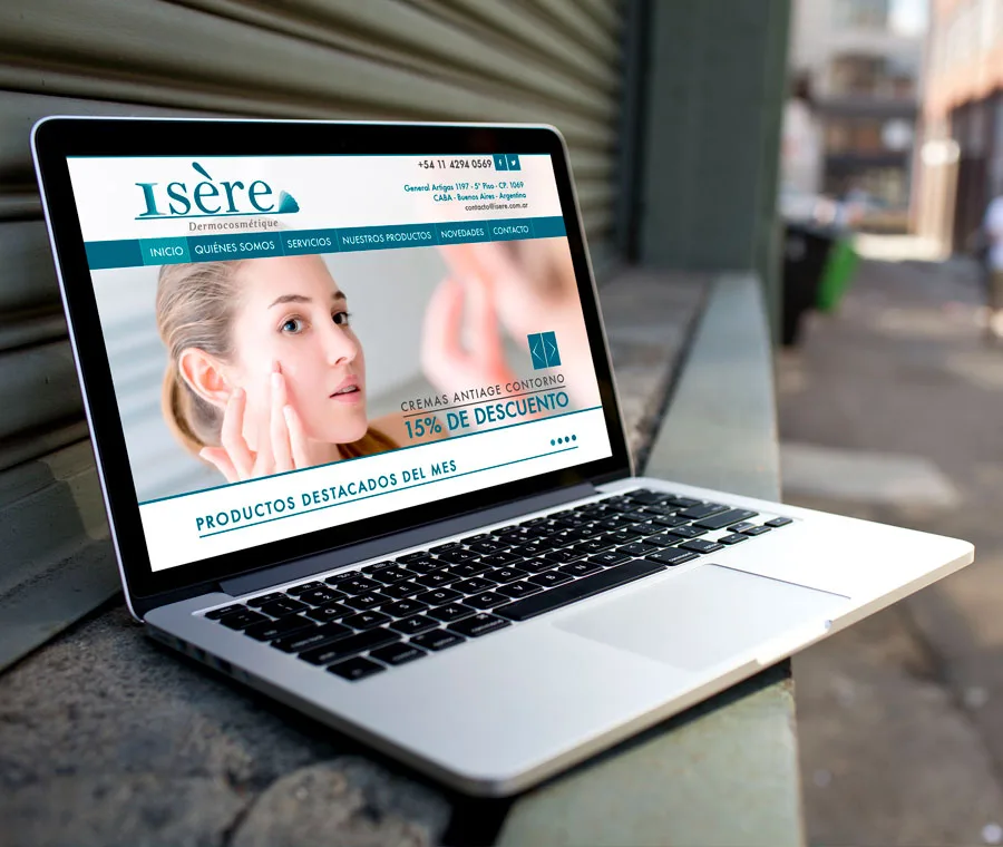 Diseño, Maquetación, Programación, Web, Isere