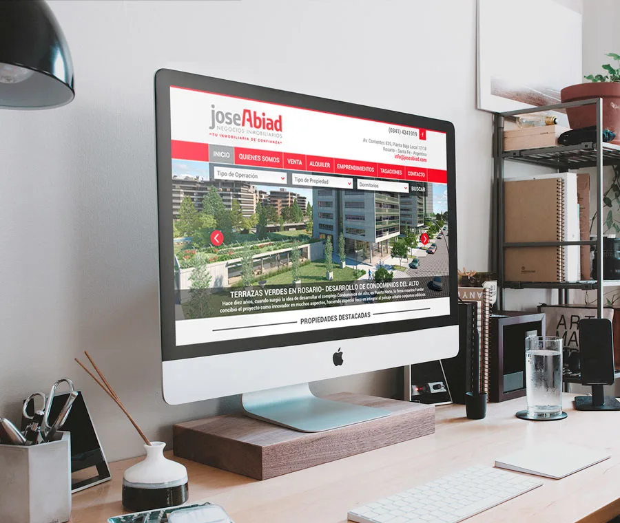 Inmobiliaria Bellini, Diseño, Maquetación, Programación, Sitio, Web, Institucional, Empresa, Inmobiliaria, Rosario