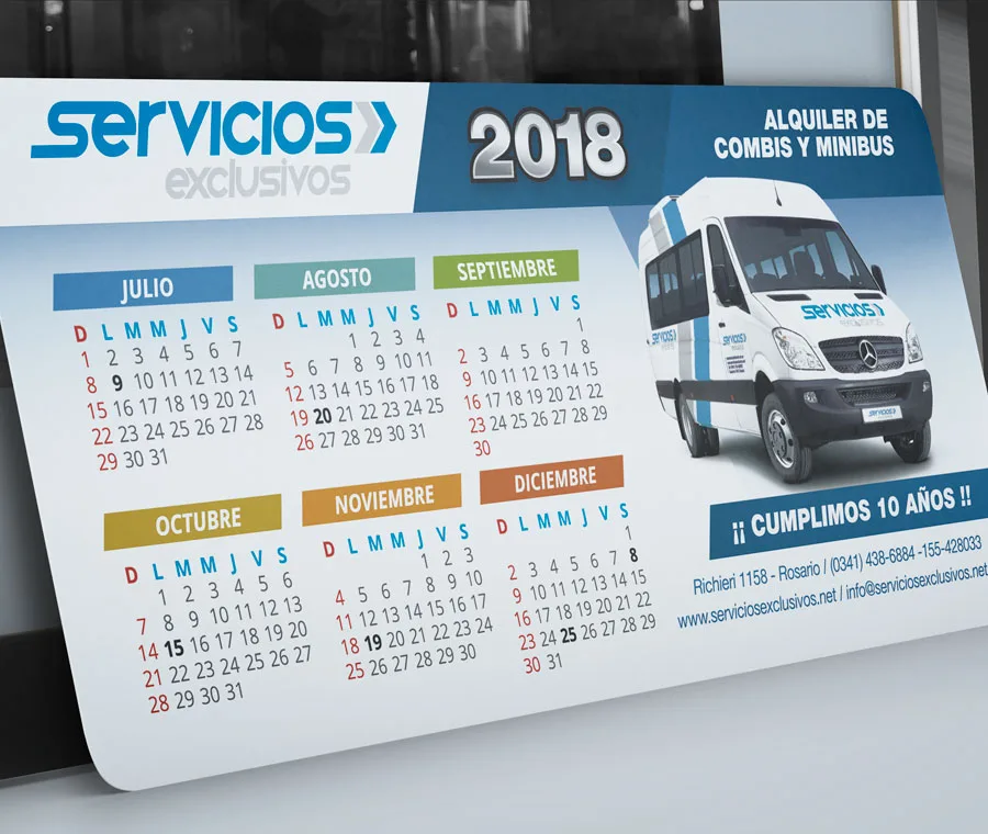 Diseño, Calendario, Gráfico, Servicios, Exclusivos