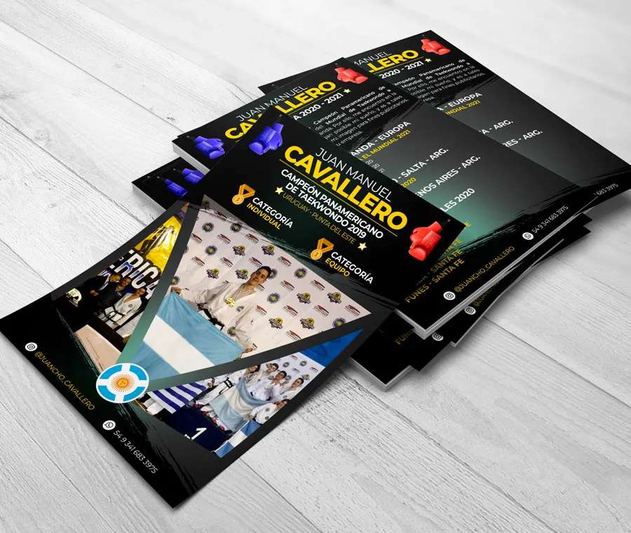 diseño, gráfico, flyer, Carpeta