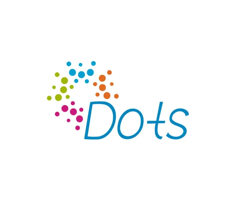 dots, diseño, isologotipo, rosario