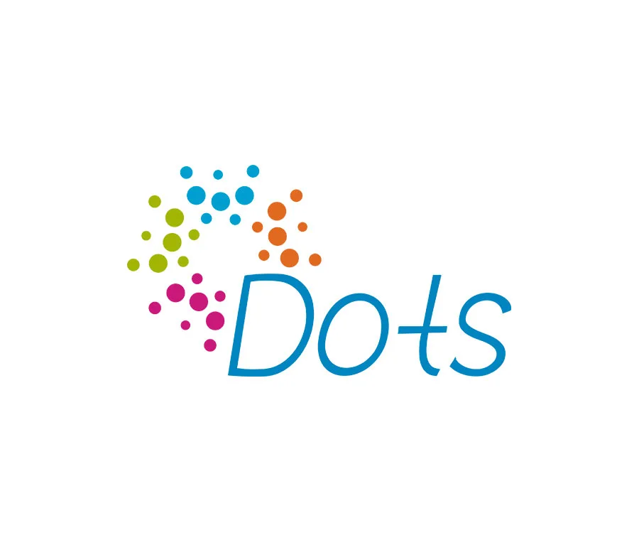 dots, diseño, isologotipo, rosario