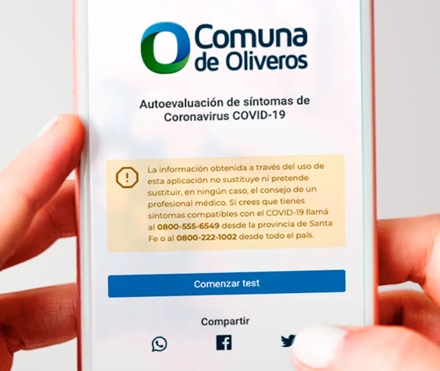 autodiagnóstico, COVID-19, Programación