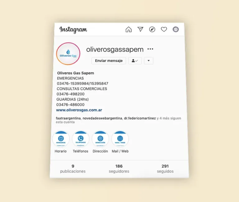 Diseño, Instagram, Oliveros, GAS