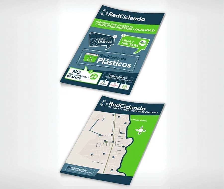 Diseño, Flyer, Redciclando