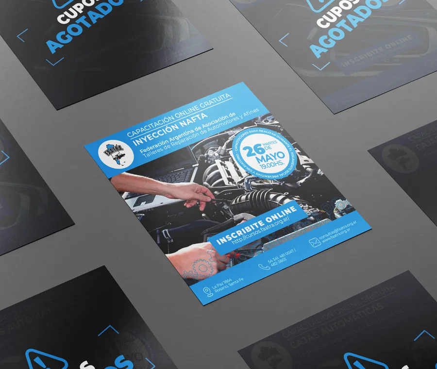 Diseño, FAATRA, Flyer, gráfico, Newsletter