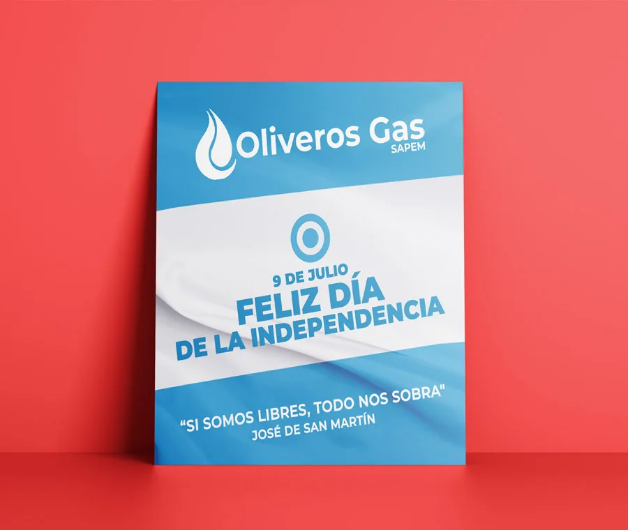 Diseño, Oliveros Gas, Flyer, gráfico, Newsletter
