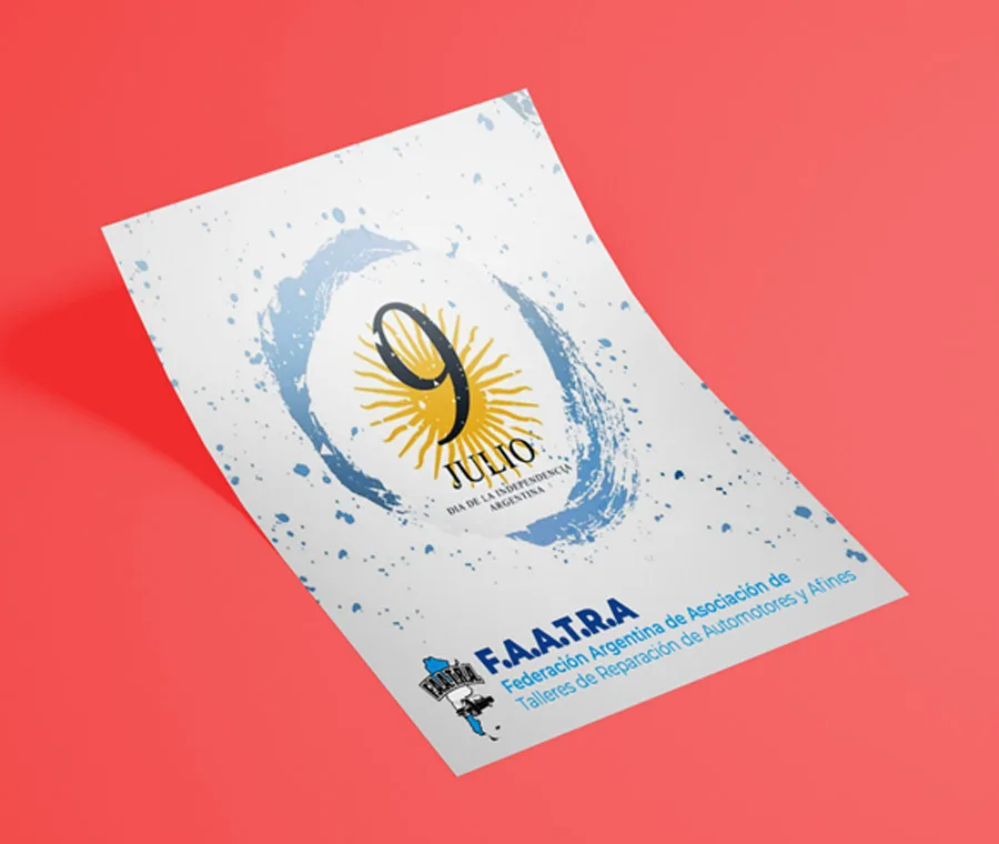 Diseño, FAATRA, Flyer, gráfico, Newsletter