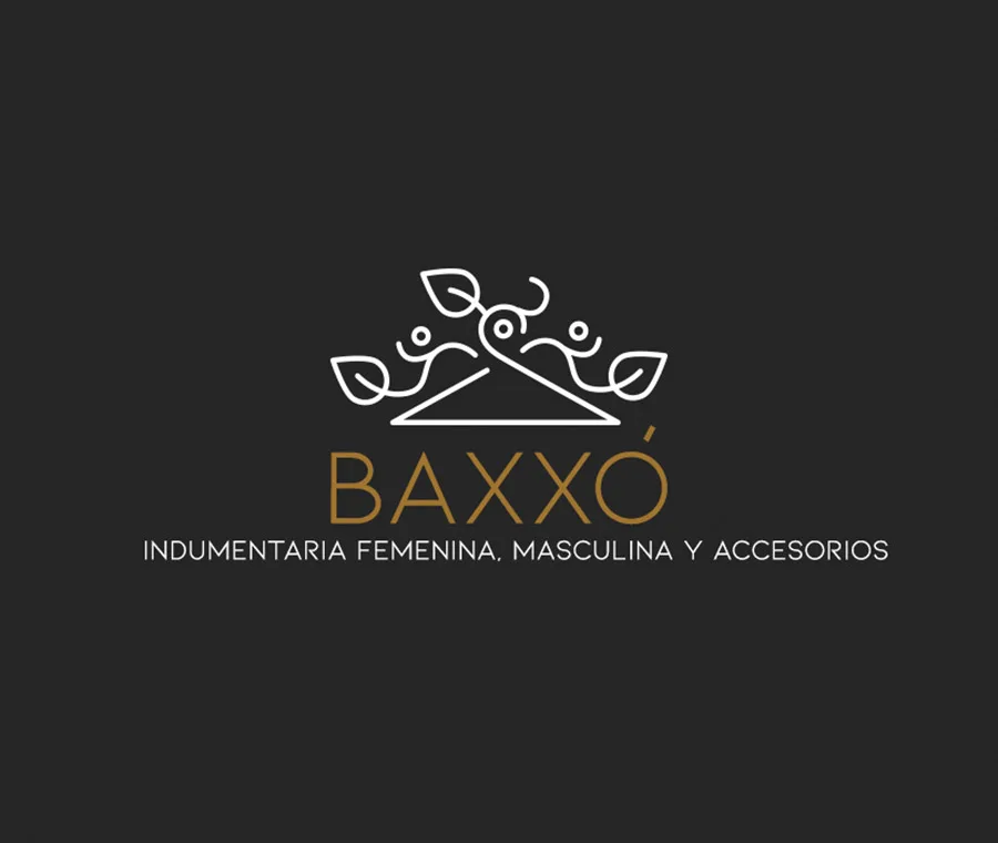 diseño, isologotipo, Baxxó