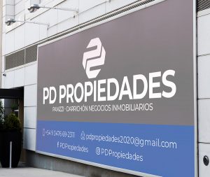 cartel, inmobiliaria, PD Propiedades