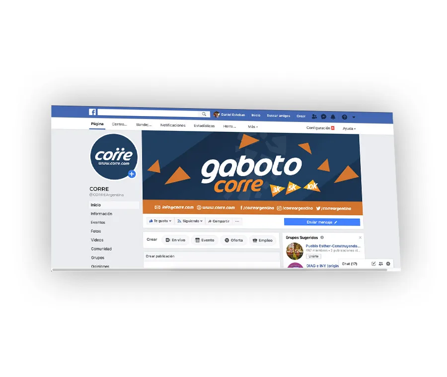 Diseño, Facebook