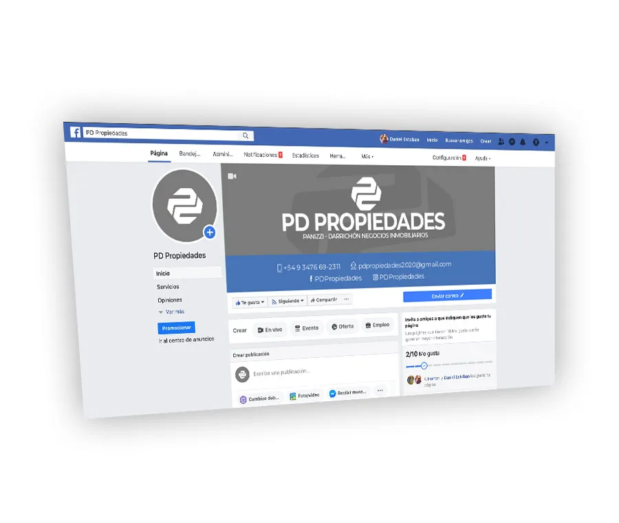 Diseño, Facebook