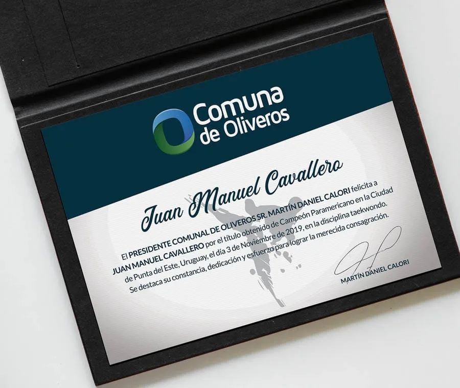 Diploma, Diseño, Gráfico