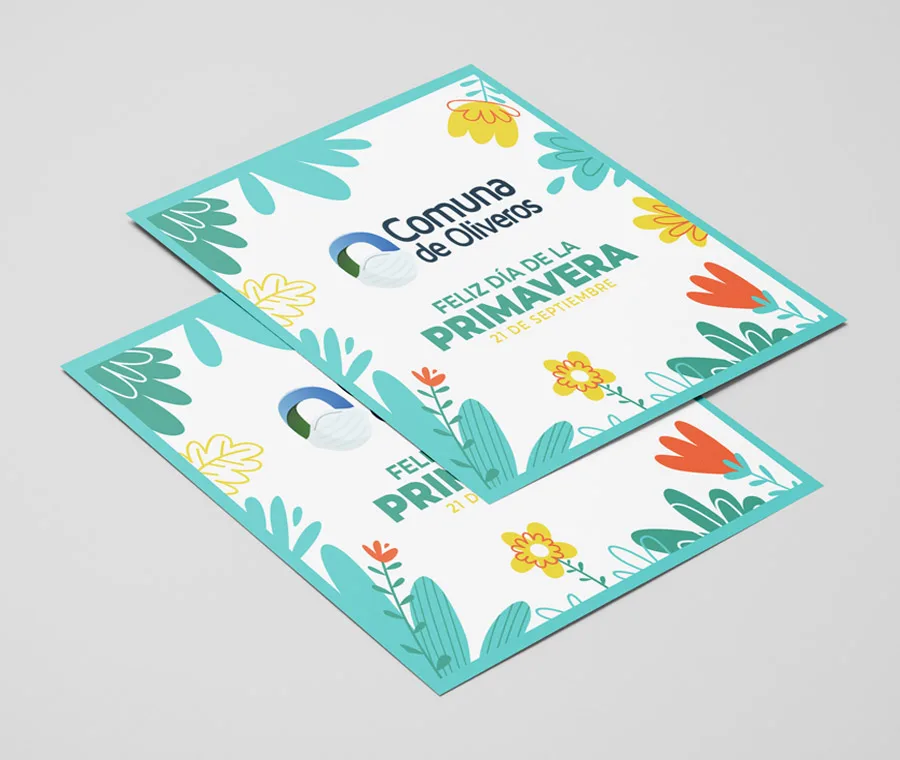 Diseño, Flyer, Newsletter, Oliveros