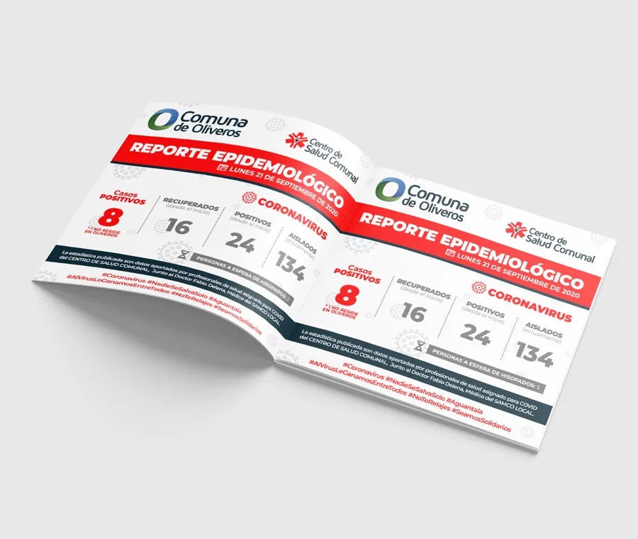 Diseño, Flyer, Newsletter, Oliveros