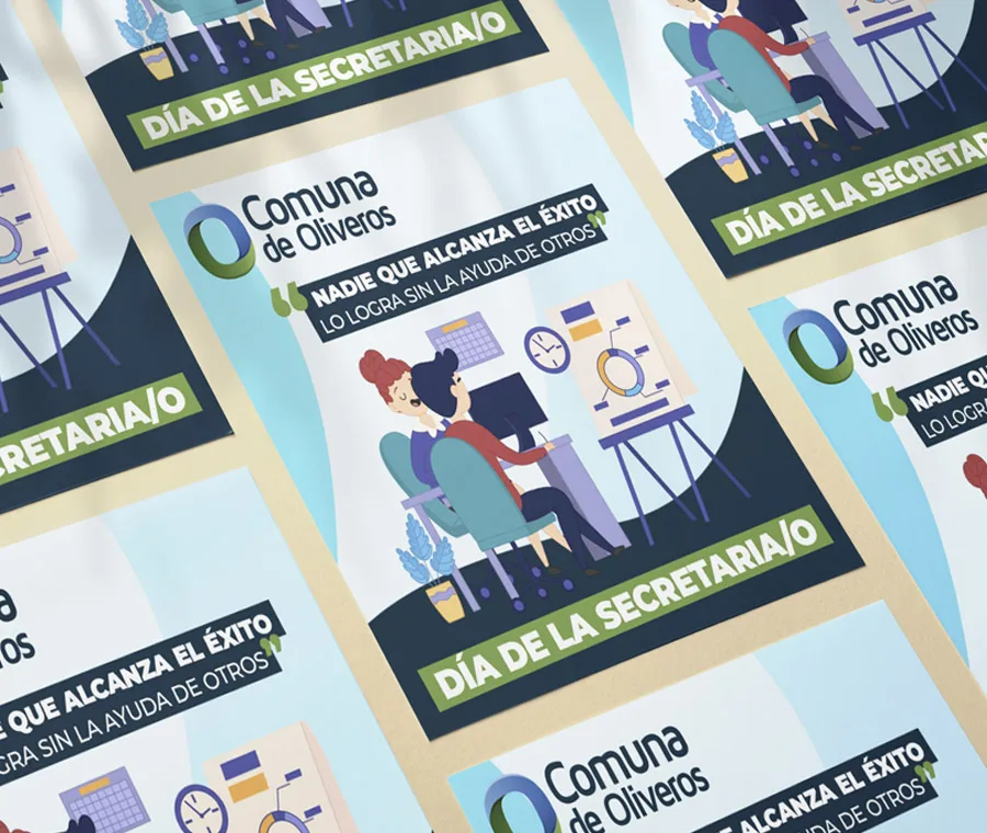 Diseño, Flyer, Newsletter, Oliveros