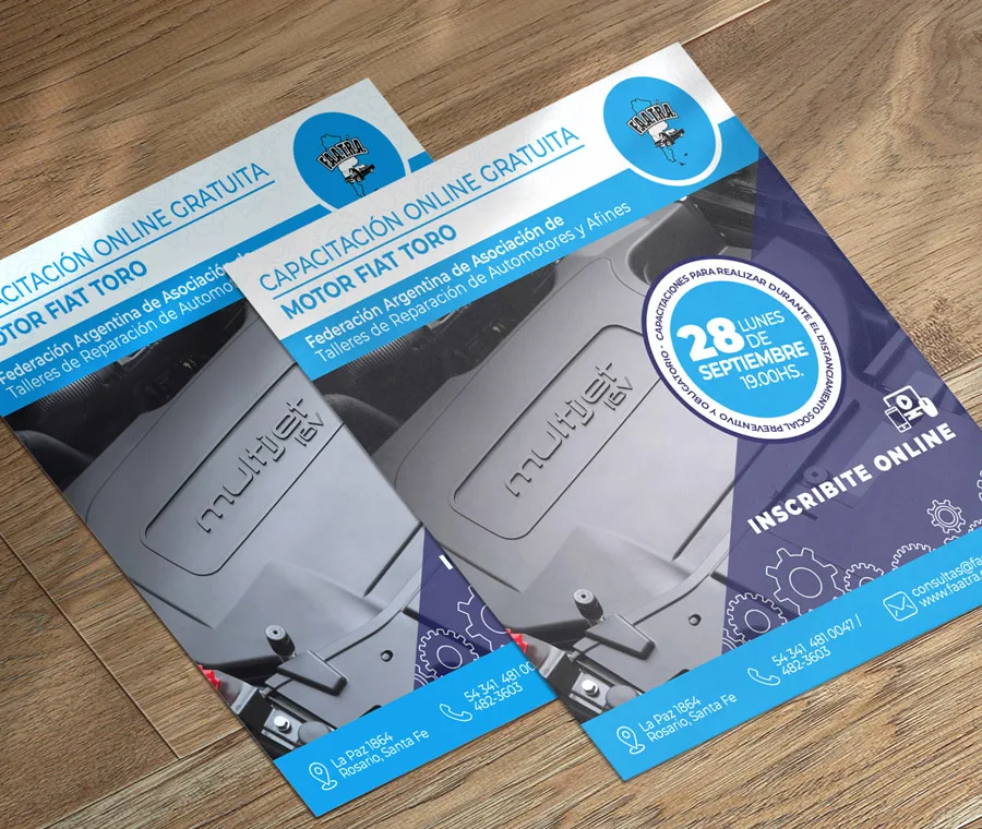 Diseño, FAATRA, Flyer, gráfico, Newsletter