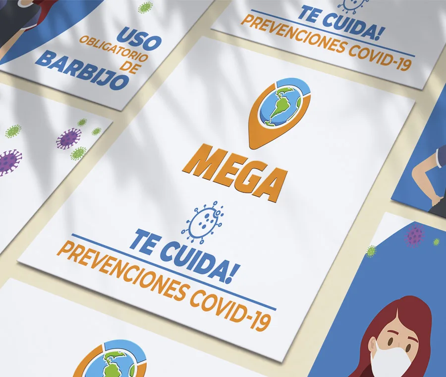 Diseño, Mega, Flyer, gráfico