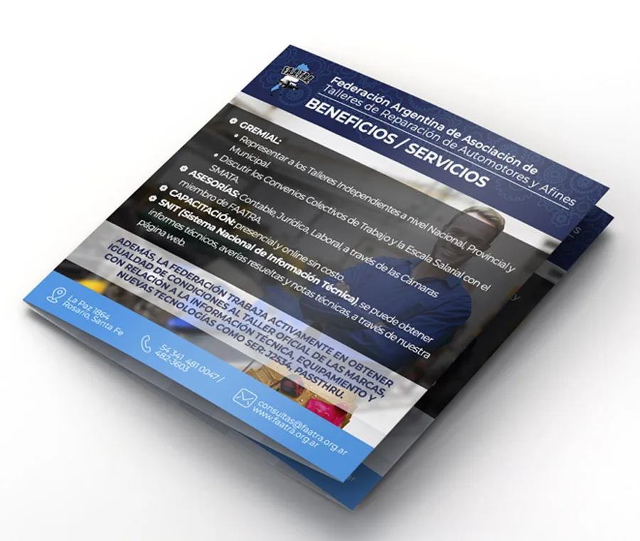 flyer, newsletter, faatra, diseño, gráfico